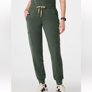 Figs Women's Moss High Waisted Uman Relaxed - Jogger Scrub Pants M - Moss